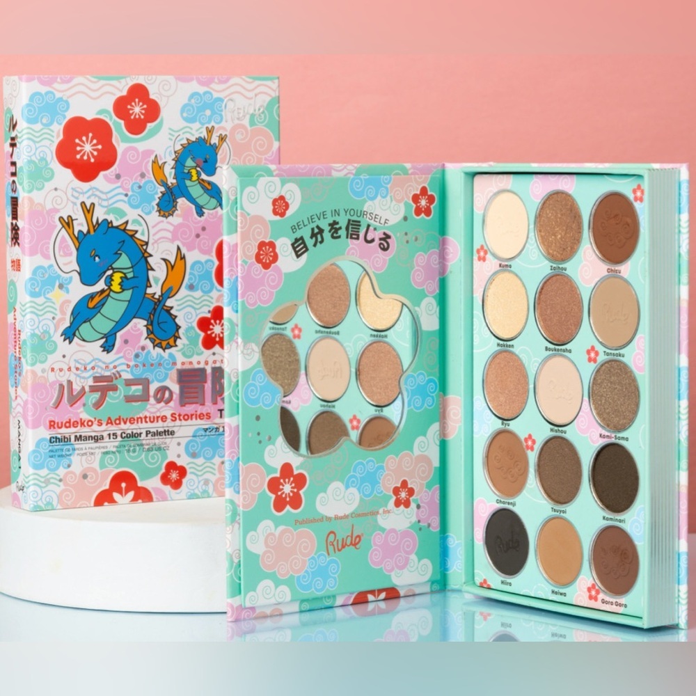 Rude Cosmetics rudekos adventure manga palette